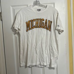 White Michigan t shirt